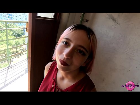 ❤️ Student Sucks a Stranger Sensually in the Backstreet - Face Cumming ☑ Πορνό βίντεο